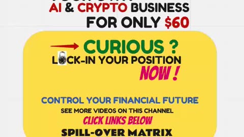 SAVE CLUB - START YOUR OWN AMAZING AI & CRYPTO ONLINE BUSINESS FOR ONLY $60 - TOP TEAM ROB BUSER