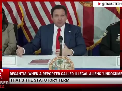 DeSantis: When a Reporter Called Illegal Aliens 