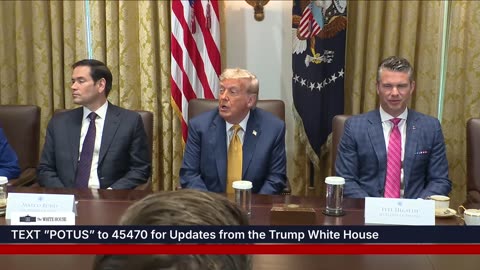 President Trump Participates in a Cabinet Meeting, July 08, 2025