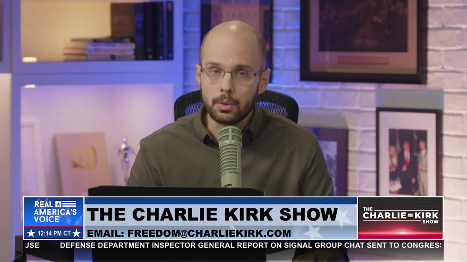 CHARLIE KIRK SHOW ADDRESSES CANDACE OWENS