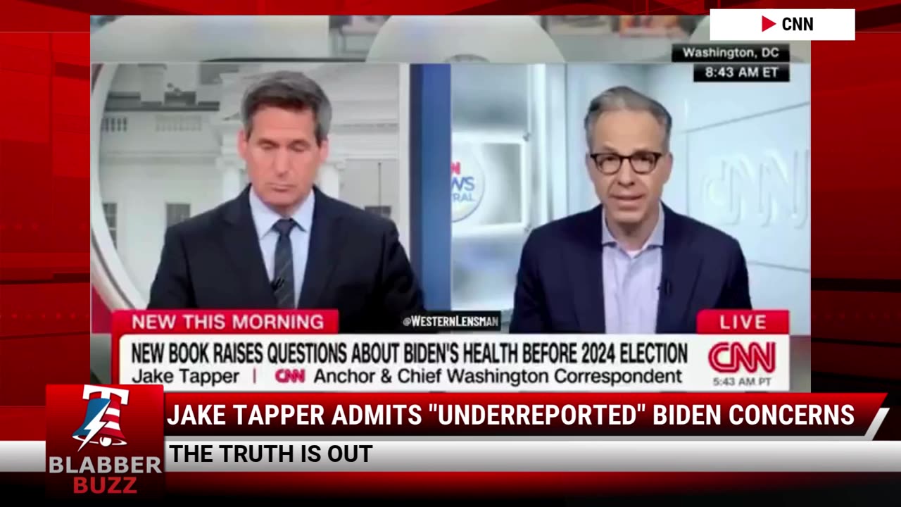 Jake Tapper Admits "Underreported" Biden Concerns