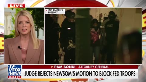 Bondi - If Newsom Isnt Going to Protect CA We Will