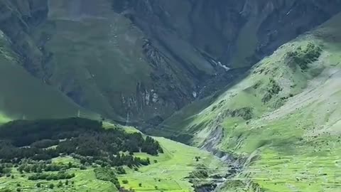 Driving Through Lush Mountains: An Immersive Nature Journey
