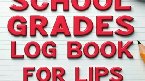 School Grades Log Book for ALL