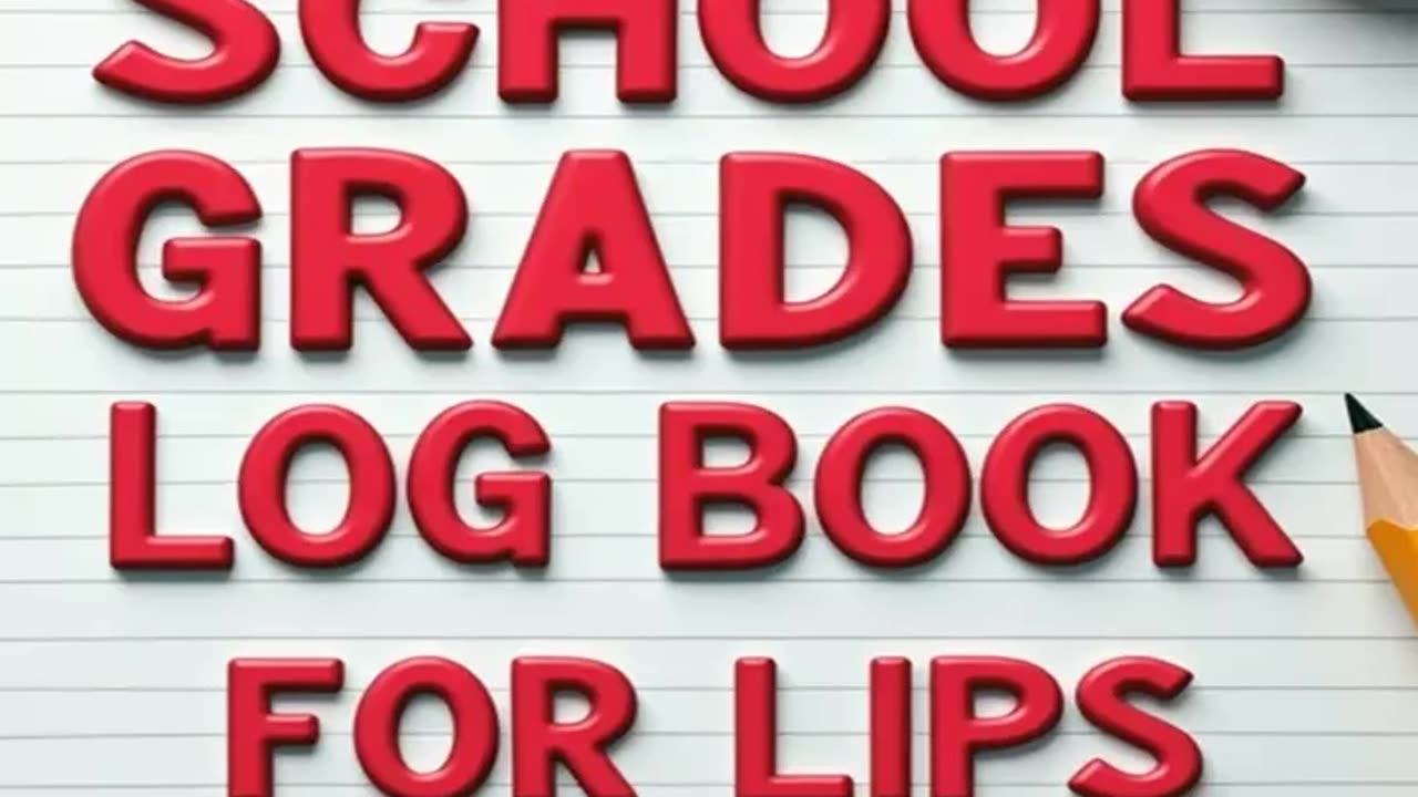 School Grades Log Book for ALL