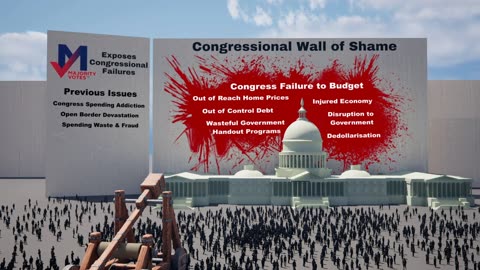 Congress Failure to Budget Wall of Shame