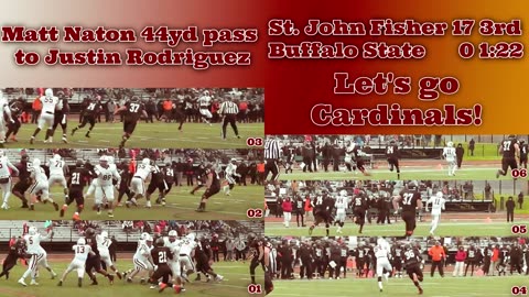 Prototype 369: St. John Fisher's Matt Naton 44yd pass to Justin Rodriguez vs Buffalo State