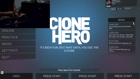 Saturday Clone Hero Drum Practice