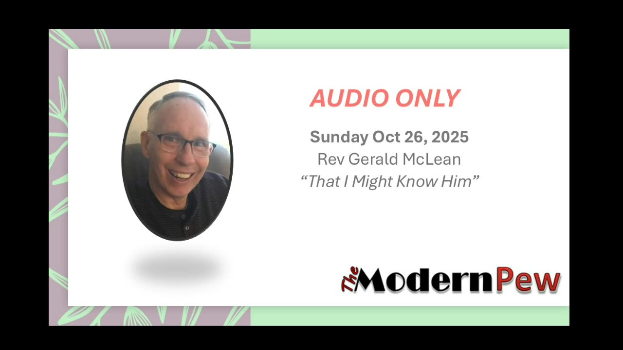 That I Might Know Him