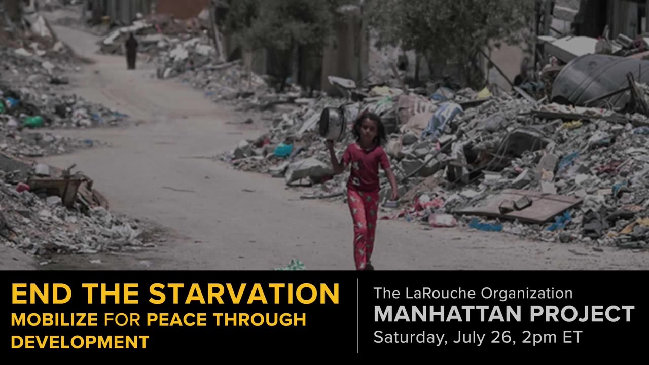 End the Starvation in Gaza — Mobilize for Peace Through Development
