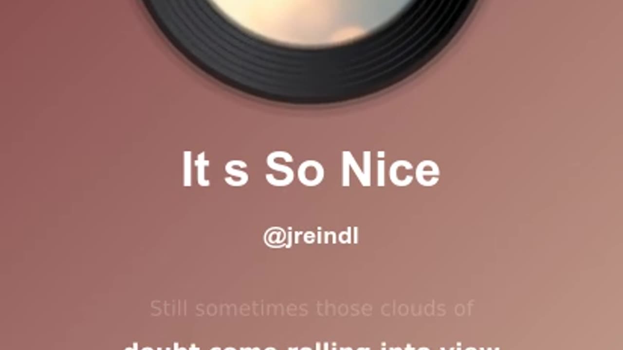 It's So Nice
