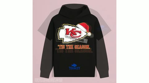 Kansas City Chiefs Tis The Season Christmas Graphic Shirt