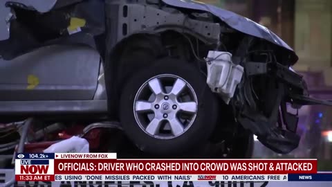 UPDATE: Driver who rammed crowd in LA was shot & attacked, 30 injured