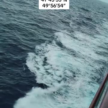 Exact location where titanic was drowned.... 😱