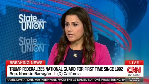 Rep Nanette Barragan Is Concerned About National Guard Bringing Safety