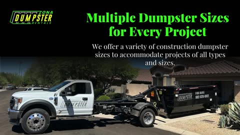 Reliable Dumpster Rental Services in Arizona