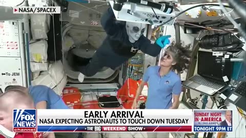 RESCUE MISSION_ Stranded astronauts' replacements arrive on ISS