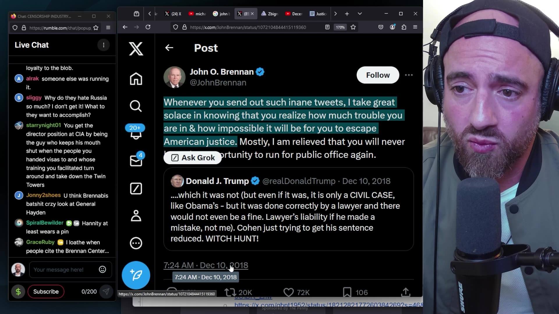 The Strange Ties Between John Brennan and Ryan Routh