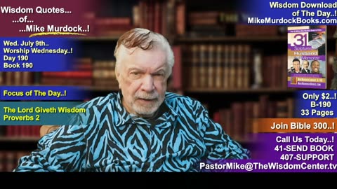 Wed. July 9 - Wisdom Quotes of Mike Murdock..!!!
