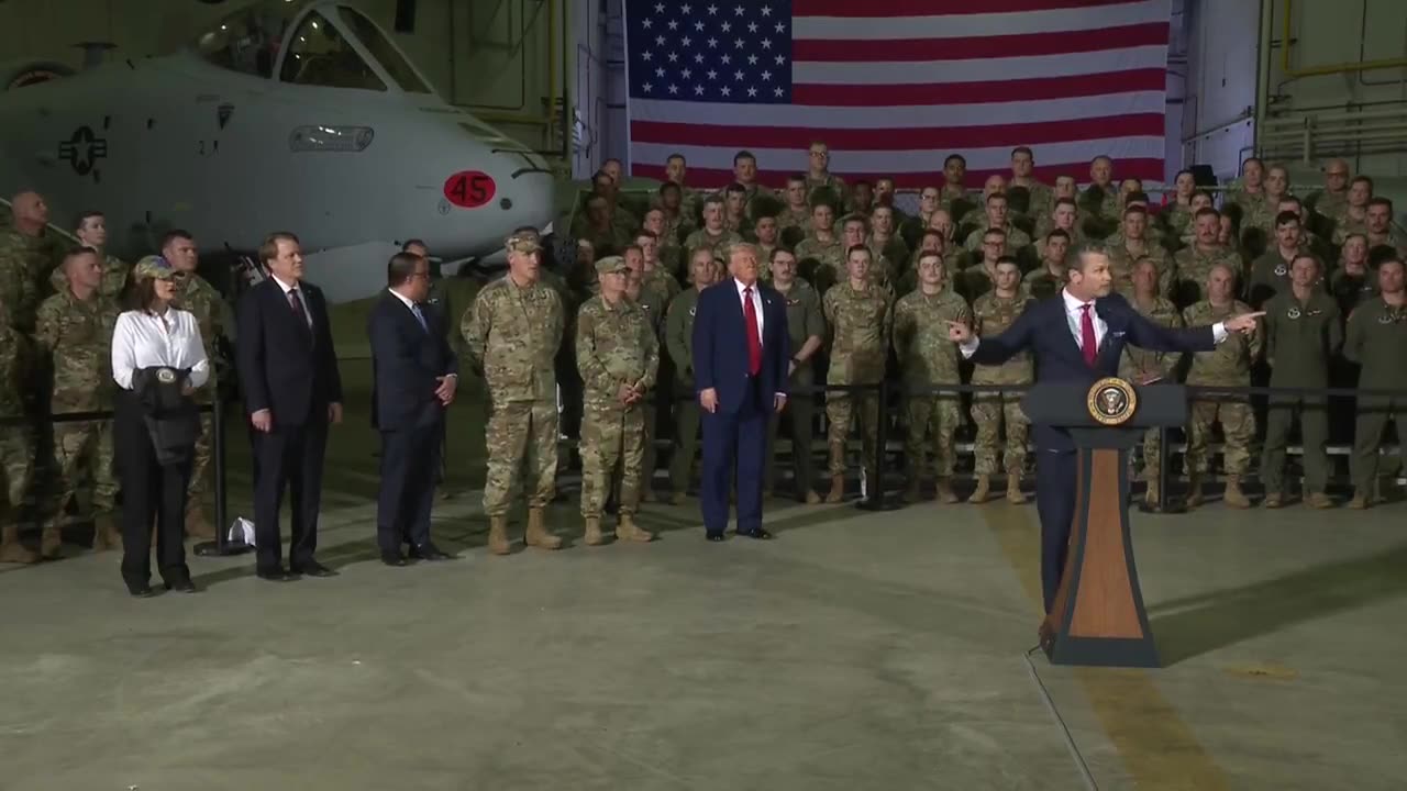 🚨Secretary of Defense Pete Hegseth at Selfridge Air National Guard base: