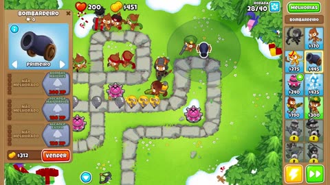 Bloons TD 6 Ape Field Easy Round 28
