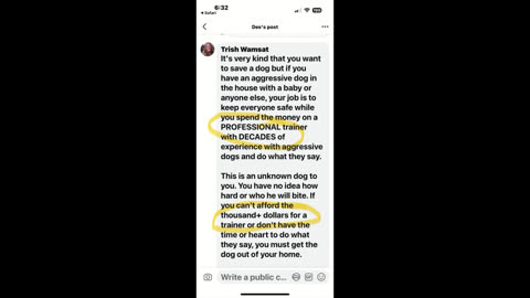 People Wonder Why I Get Angry With Dog Trainers? This Is Disgusting. Spend Money Or Lose The Dog?