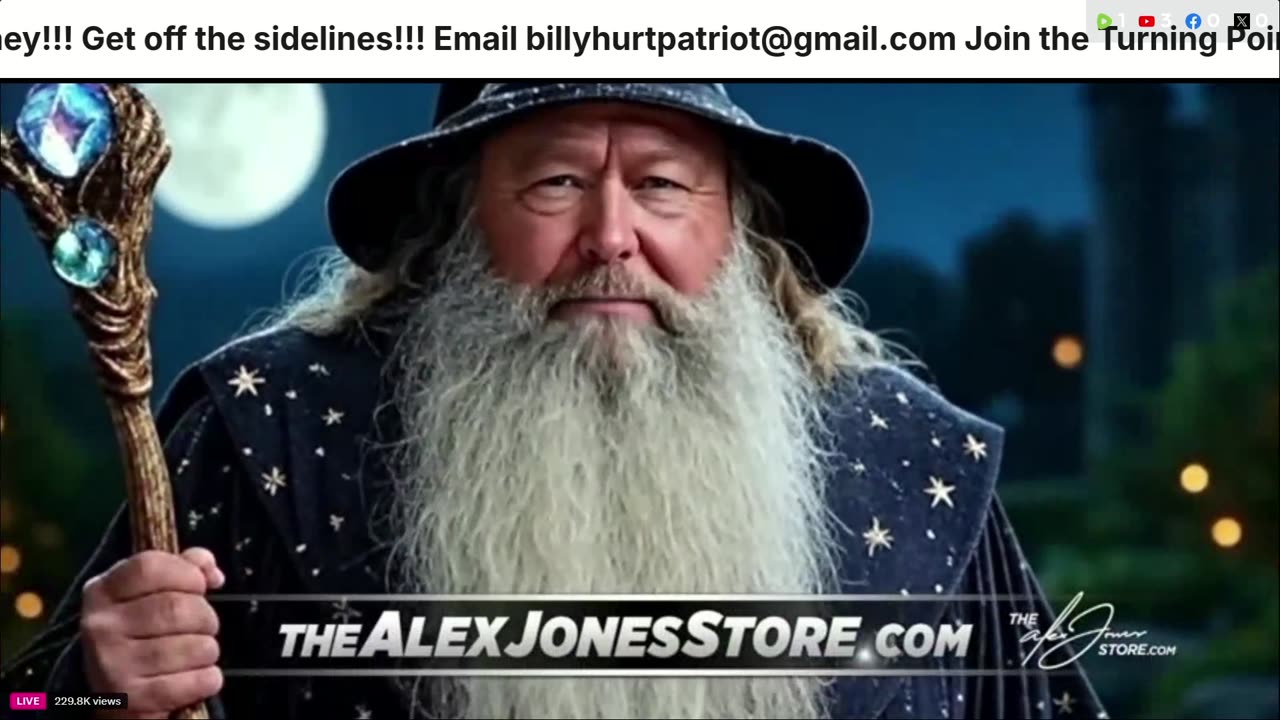 Alex Jones, Info Wars, 08/19/2025