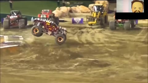 Monster Jam Max-D Red Highlights (REACTION) (Part 1)