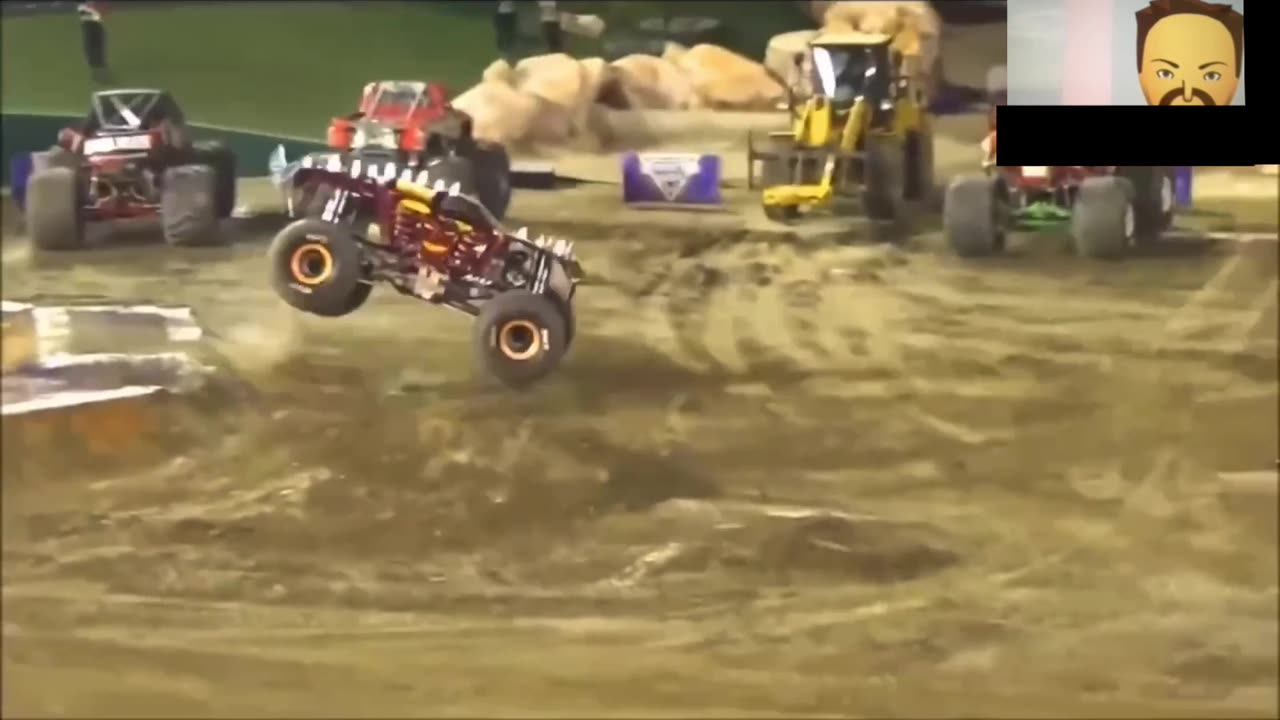 Monster Jam Max-D Red Highlights (REACTION) (Part 1)