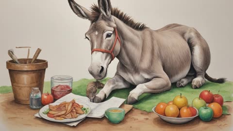 Keledai, lembu, dan petani ✨ Dongeng sebelum tidur - Dongeng - Buku pendek dibacakan