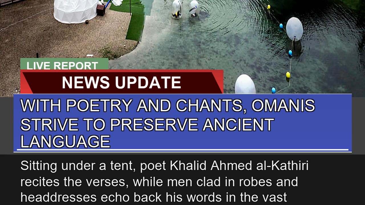 With Poetry and Chants Omanis Strive to Preserve