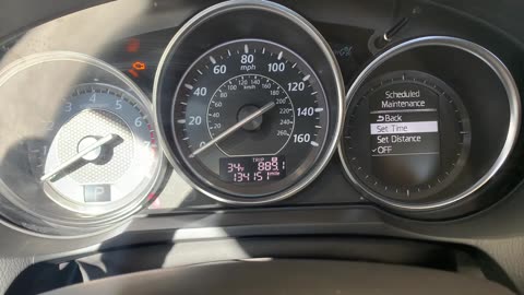 2015 Mazda 6 - Maintenance Reset