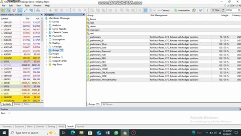 Full Control with MT5 Manager Dealing, Leverage, Groups & More