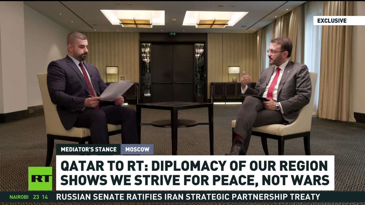 'Crises should be resolved at the negotiation table' — Qatar's Majed Al-Ansari