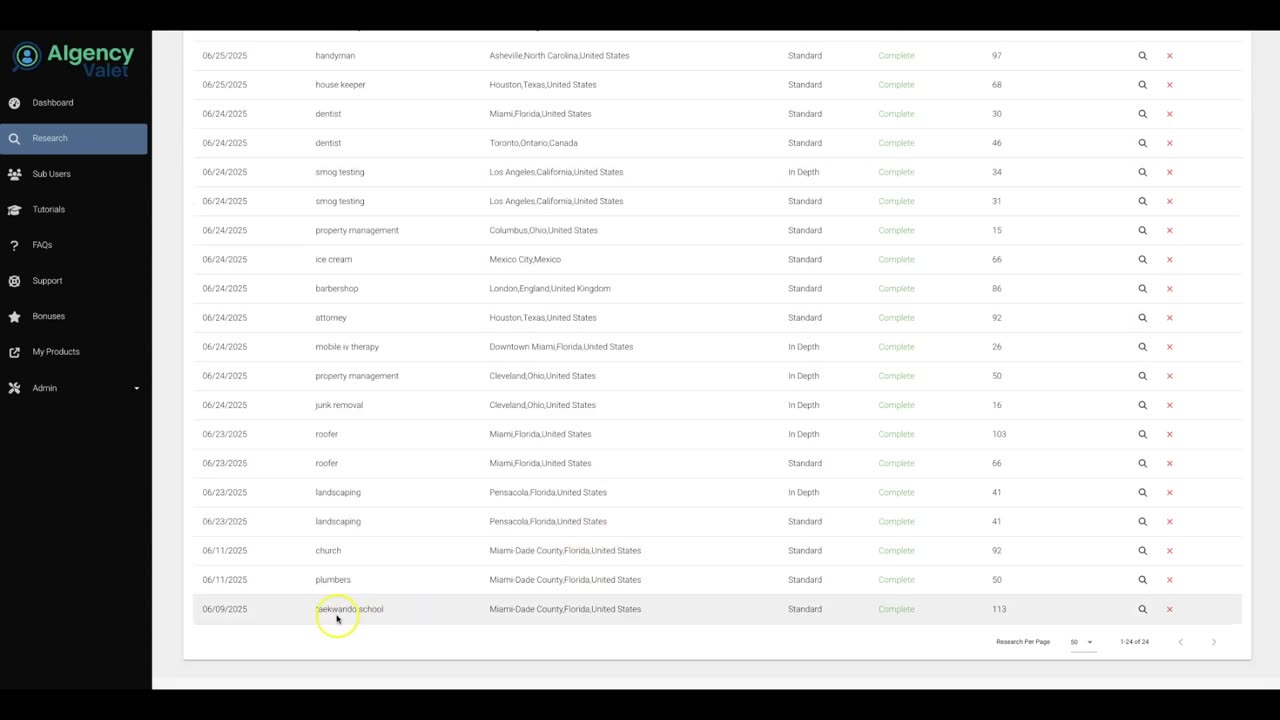 Aigency Valet Demo: Inside the AI automation engine that finds, learns about, and sells to clients