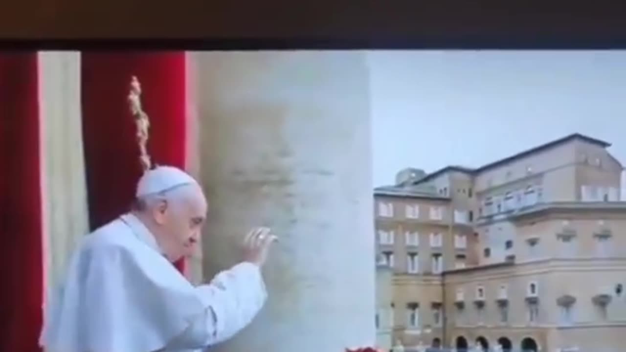 Odd. Pope died awhile back? Media aired this in May 2021?