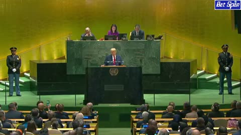 President Donald Trump speaks to the United Nations General Assembly ~ September 23 2025