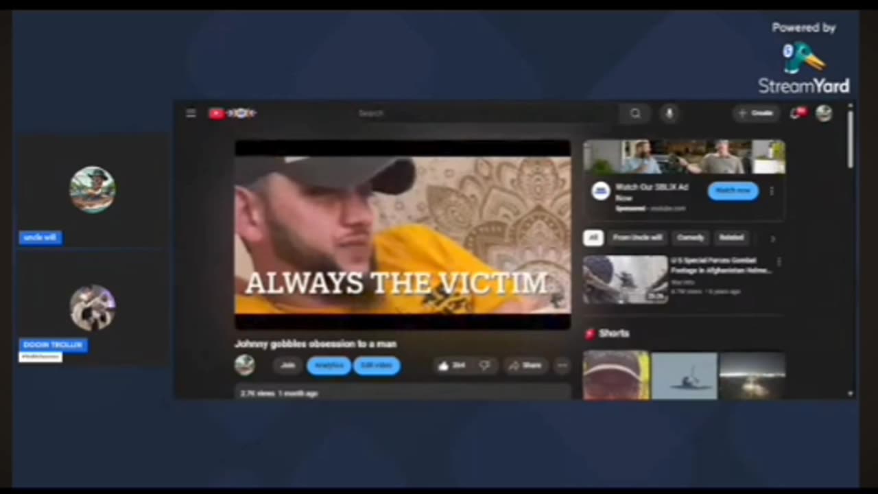 Uncle Will & Leg Dey React to Johnny Gobble pt4