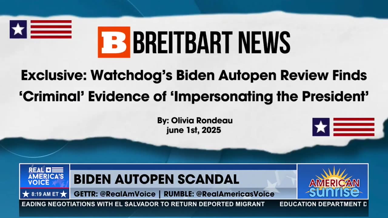 BIDEN AUTOPEN SCANDAL UPDATE