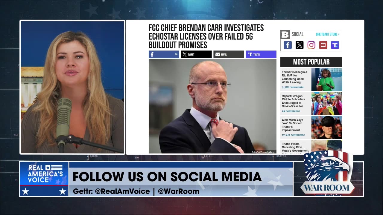 Winters: FCC Chief Carr Investigates Echostar Licenses Over Failed 5G Buildout