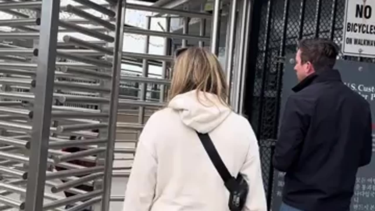 He accidentally found himself in Canada