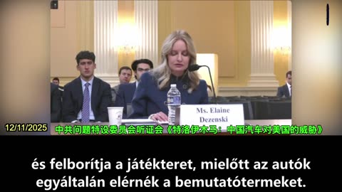 【HU】Elaine Dezenski: Kína autóipari túlkapacitását a KKP mesterséges támogatásai okozzák