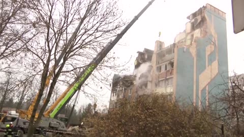 Russian strike on western Ukraine apartment kills 26, minister says