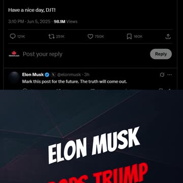 Elon Musk drops a BOMBSHELL about Donald Trump!