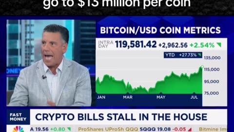 CNBC anchors say dollar has lost its value and Bitcoin could go to $13 million per coin