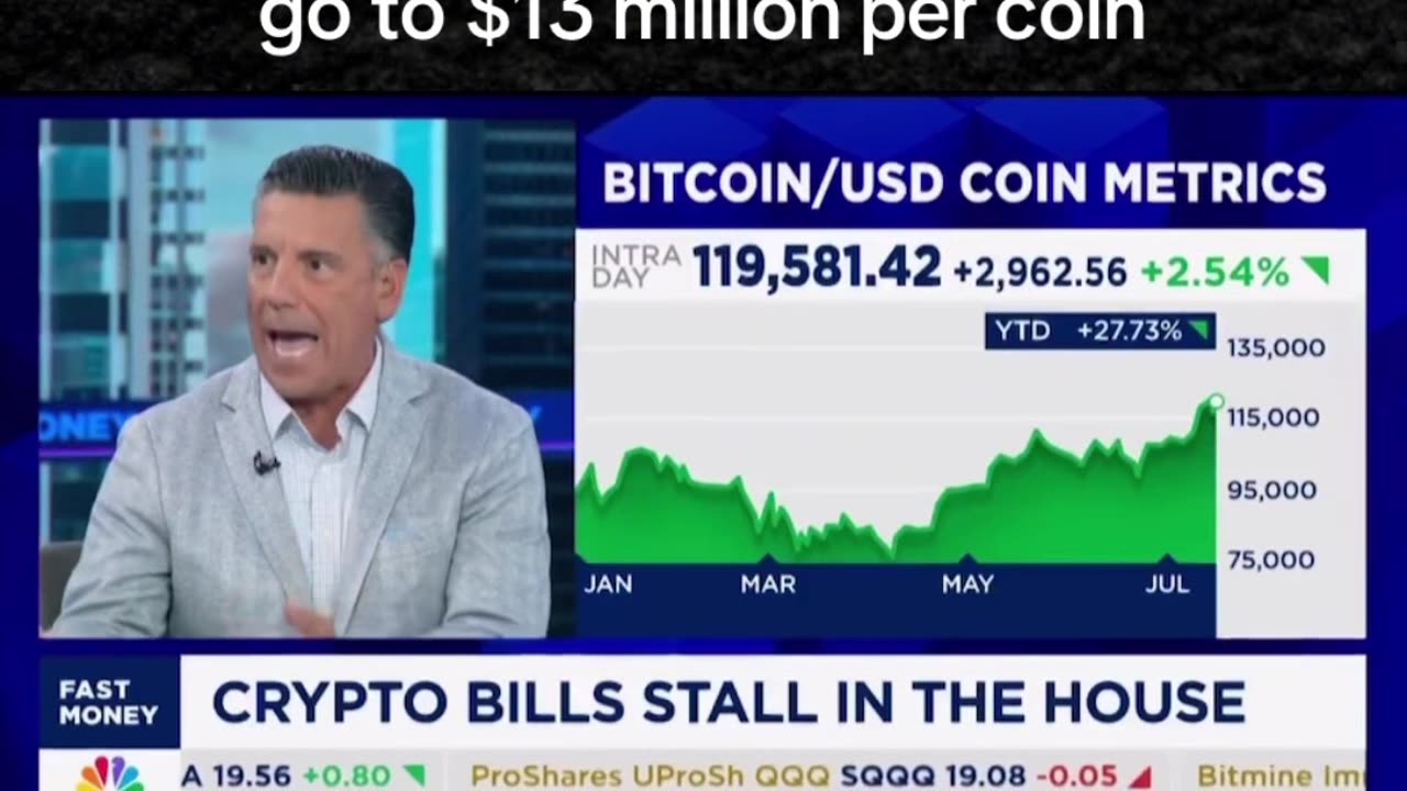 CNBC anchors say dollar has lost its value and Bitcoin could go to $13 million per coin