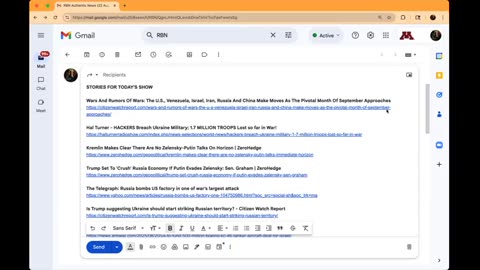 RBN Authentic News (22 August 2025)