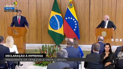 Lulaladrão recebe o Ditador da Venezuela, Nicolás Maduro. 2023/05/29.