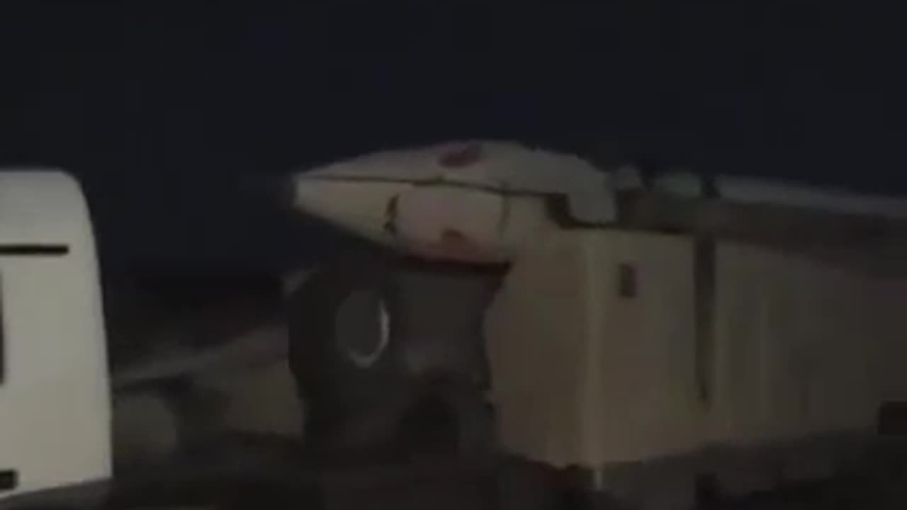 Iranian channels: A truck with a ballistic missile was abandoned in eastern Iran.
