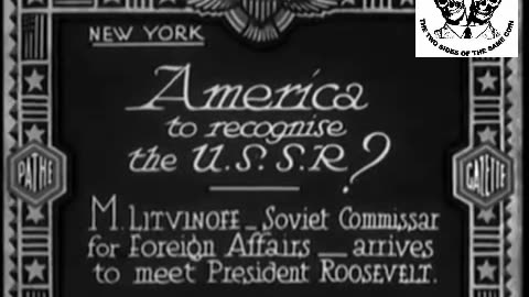 “ It's 1933, and a Soviet commissar is in America, happy that the Communist President, Roosevelt, has recognized the USSR. The USA had a fully functional Communist Party, something banned in countries like Germany.”